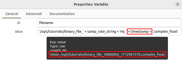 Storing binary files insert timestamp in filename.png