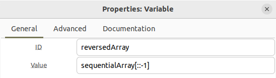 Importing libraries reversed array variable.png